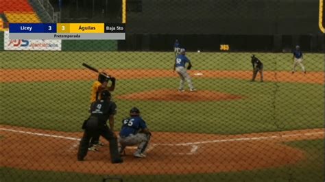 Resumen Tigres del Licey vs Águilas Cibaeñas 09 10 2022 Pretemporada