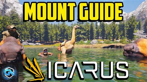 Icarus Beginner Mount Guide How To Tame A Moa And A Buffalo Mount In