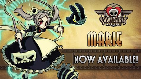 Skullgirls 2nd Encore Marie Release Update Notes Steam News