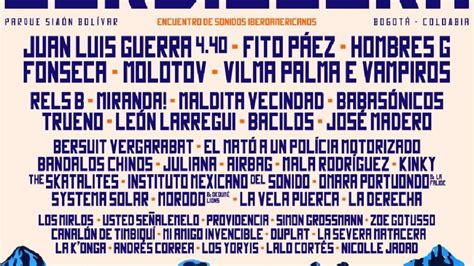 Festival Cordillera Artistas Confirmados Precios De Las Boletas