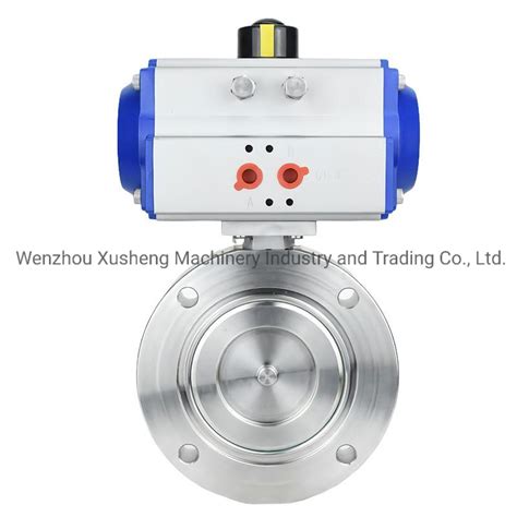 Stainless Steel Pneumatic High Vacuum Butterfly Valves China