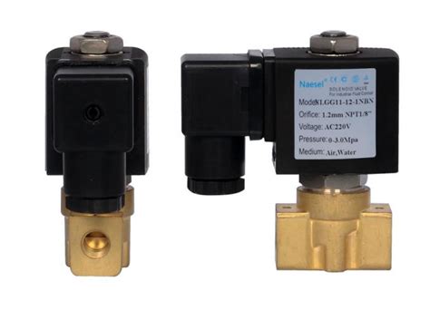 High Pressure 3 Way Normally Closed Solenoid Valve 1 4 NPTF Brass