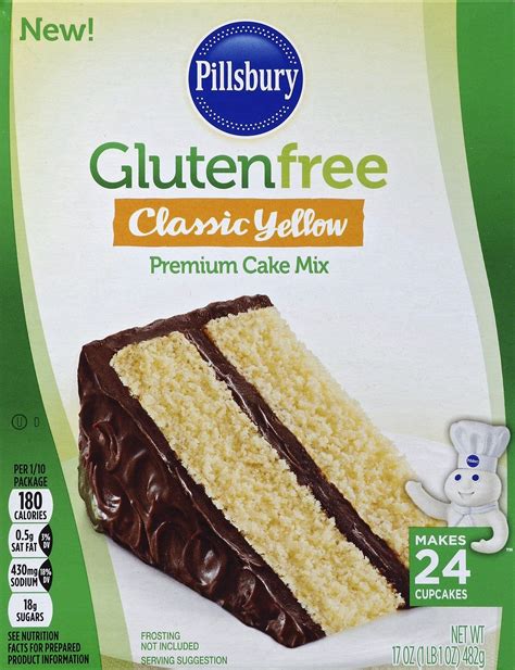 Pillsbury Gluten Free Classic Yellow Cake Mix 17 Ounce Walmart