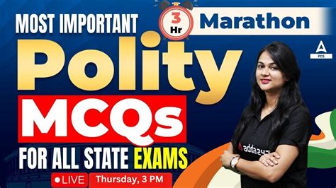 68th Bpsc 2023 Politys Sure Shot Mcqs Marathon Class By Karuna Mam