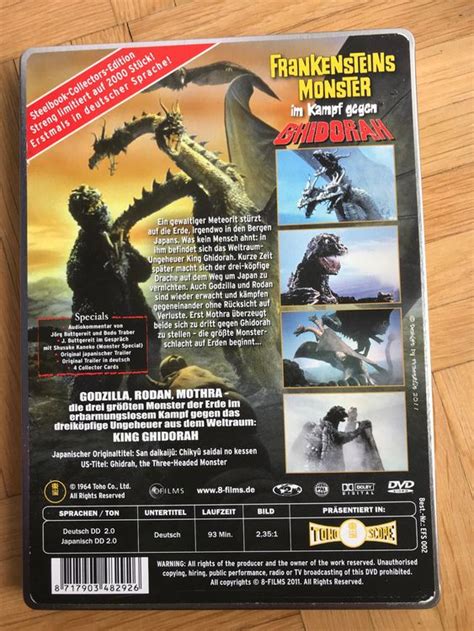 Frankensteins Monster Im Kampf Gegen Ghidorah Steelbook Kaufen Auf