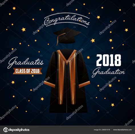 Congratulations graduation card Stock Vector by ©yupiramos 206551518