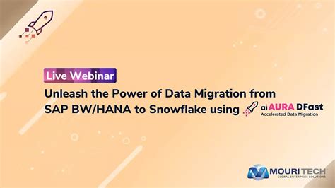 Unleash The Power Of Data Migration From Sap Bw Hana To Snowflake Using