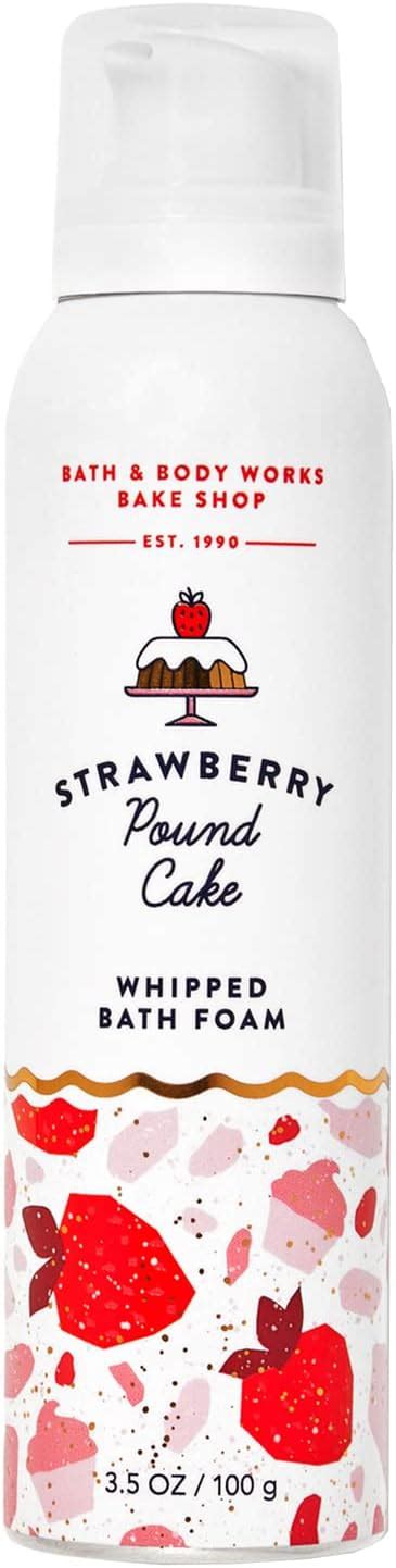 Amazon White Barn BBW Strawberry Pound Cake Espuma de baño