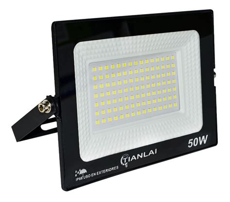 Reflector Luz Led Potente Exteriores 500 W 3500 Lm Ip 66 A Color De La