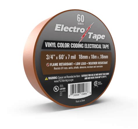 General Purpose Color Coding Electrical Tape - 60 Series - Electro Tape