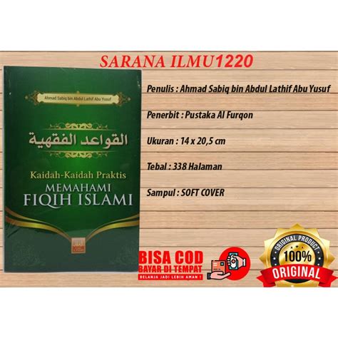 Jual Kaidah Kaidah Praktis Memahami FIQIH ISLAM Pustaka Al Furqon