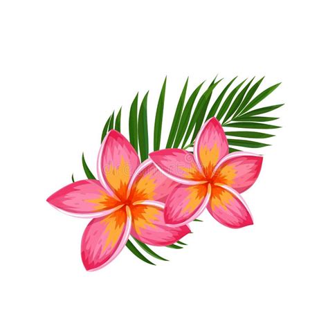 Exotic Flower Png Clip Art Image Tropical Hawaiian Flowers Clip Art ...