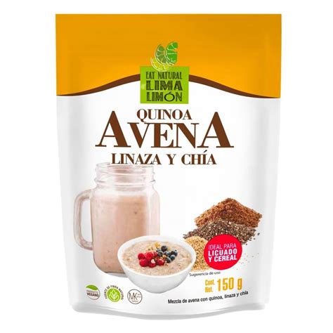 Mezcla De Avena Quinoa Linaza Y Ch A Eat Natural Lima Lim N Lima Lim N