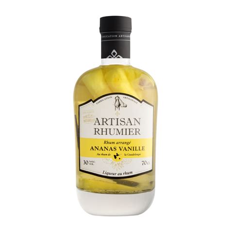 Rhum Arrang Artisan Rhumier Ananas Vanille Cl