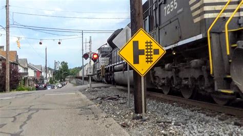 Awesome K5LA On NS 7255 Leading An Intermodal Eastbound Through