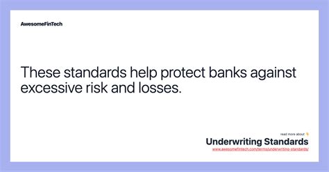 Underwriting Standards AwesomeFinTech Blog