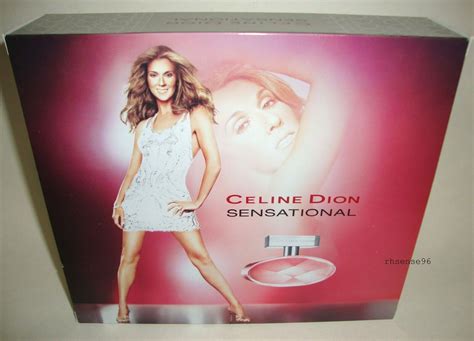 Celine Dion SENSATIONAL Perfume 1 Oz Edt Spray 30ml Body Lotion Gift