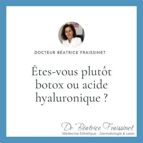 Trop De Confusion Entre Les Deux Techniques Le Botox Pour Le Haut