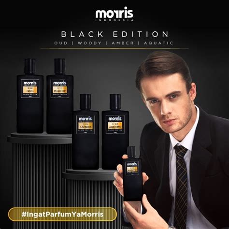 Jual Morris Eau De Parfum Black Edition Ml Parfum Pria Shopee