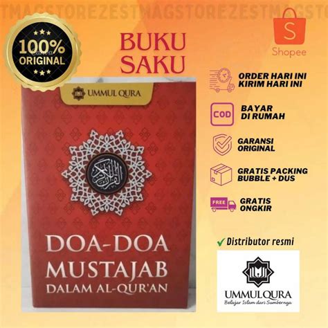 Jual BUKU SAKU DAN DOA DOA MUSTAJAB DALAM AL QURAN Shopee Indonesia