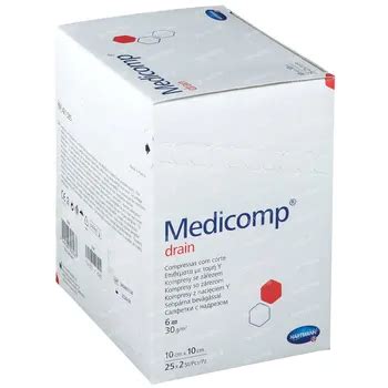 Hartmann Medicomp Drain Sterile Compres Layers X Cm St