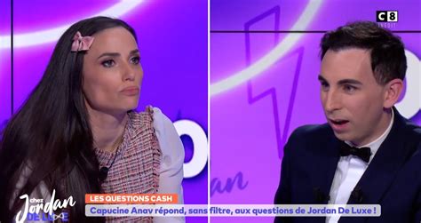 TPMP Capucine Anav tacle une ancienne chroniqueuse Un peu prétentieuse