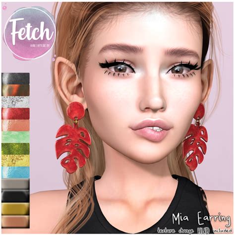 Second Life Marketplace [fetch] Mia Earrings