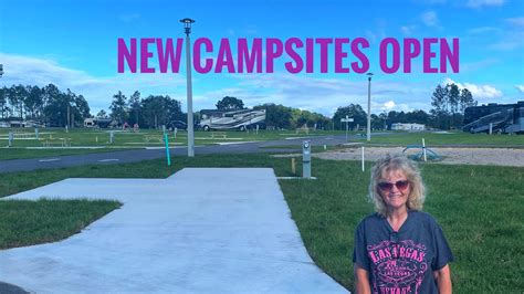 New Campsites Open At Thousand Trails Orlando Rv Resort Youtube