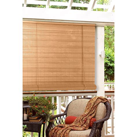 Radiance 14 In Oval Pvc Indooroutdoor Roll Up Blind Sun Shades At