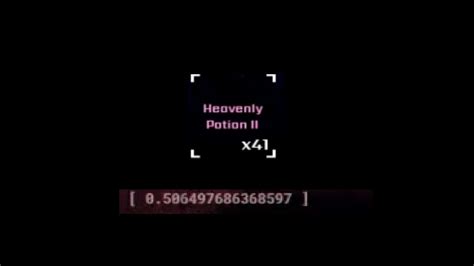 I Popped Heavenly Potion S In Glitch Biome Roblox Sols Rng