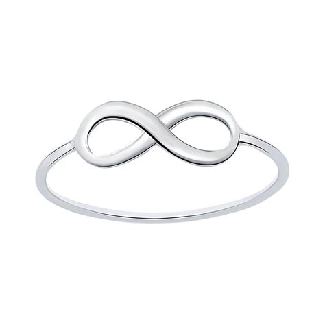 Ringen Dames Zilveren Ring Met Infinity Symbool Bol