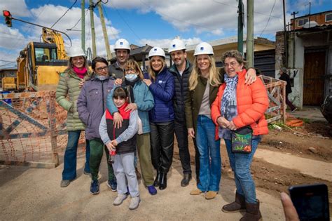 Malena Galmarini Recorri Los Avances De La Obra Cloacal Del Barrio