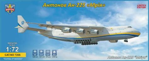 Modelsvit Antonov An Mriya Trasporto Super Pesante Eur