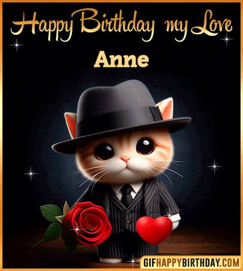 Happy Birthday Anne GIFs, Wishes, Messages, Quotes, and Status 🎉