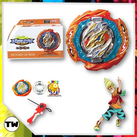 Ready Stock Beyblade Burst Mq B Cyclone Ragnaruk With Handle