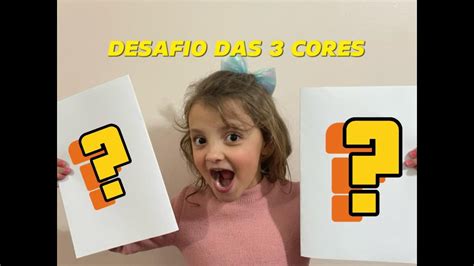 Desafio Das Cores Julia Ferraro Youtube