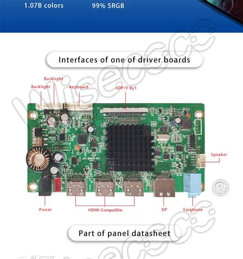 23 8 Lcd Display Panel 4k Ultra Hd 3840x2160 Display 30 Pin Edp