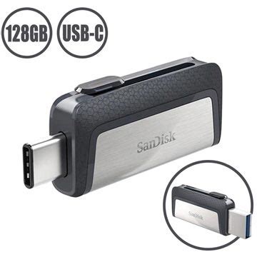 SanDisk Ultra Dual Drive USB Typ C Flash Drive SDDDC2 128G G46