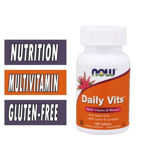 Daily Vits Daily Multi Vitamin Now Foods