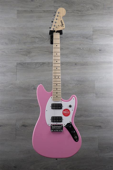 Squier Sonic Mustang Hh Flash Pink Kands Music Center Llc