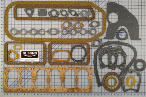 Hupmobile 6 Cylinder 1926 31 Gasket Set Olson S Gaskets