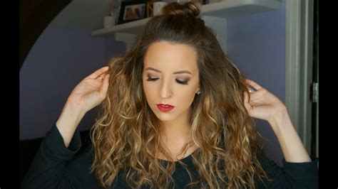 Heatless Summer Beachy Waves And Top Knot Hair Tutorial Ashley Landry