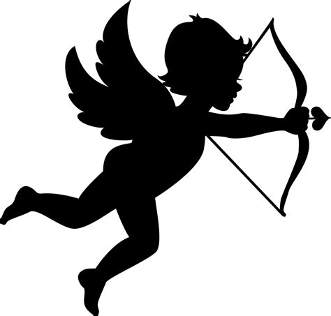 Cupid Silhouette Png