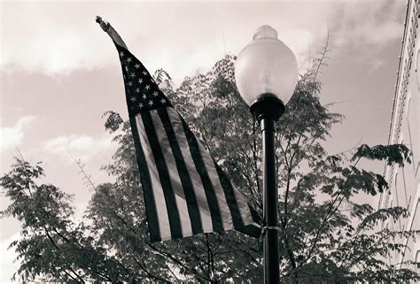 Free Black and White American Flag Stock Photo - FreeImages.com