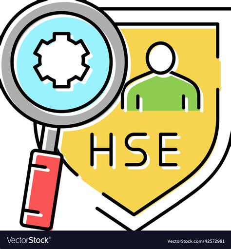 Health Safety Environment Color Icon Royalty Free Vector