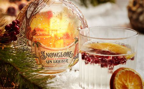 Snow Globe Gin Liqueur Orange And Gingerbread Gin Liqueur 70cl