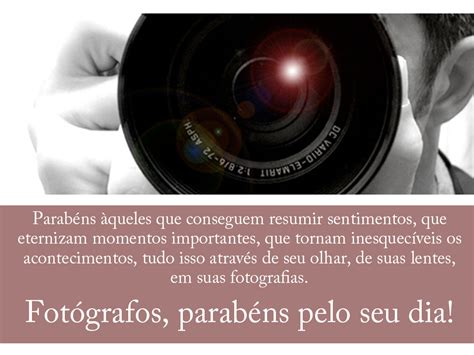 Feliz Dia do Fotógrafo