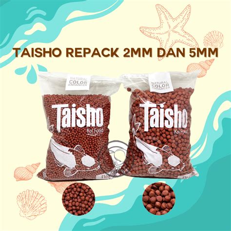 Jual Taisho Pakan Ikan Koi Pakan Ikan Repack Kg Mm Dan Mm Shopee