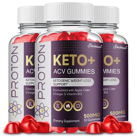 Proton Keto Acv Gummies Maximum Strength For Weight Management Apple