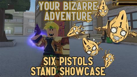 Six Pistols Stand Showcase Yba Roblox Youtube